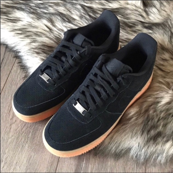 NWT Nike Air Force 1 suede black - Picture 6 of 8